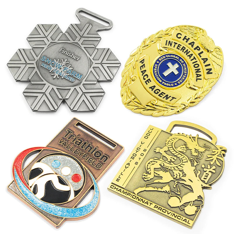 Factory Hot Sale 3D Football Medals Soccer Dance Gold Basketball Award Blank Cheap Metal Sports Custom Antique Cute Glow Medal