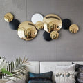 102X39CM S High Gloss Golden Home Modern Luxury Living Room Wall Metal Art Decor Hanging for Sale Discounts Dropshipping DDP