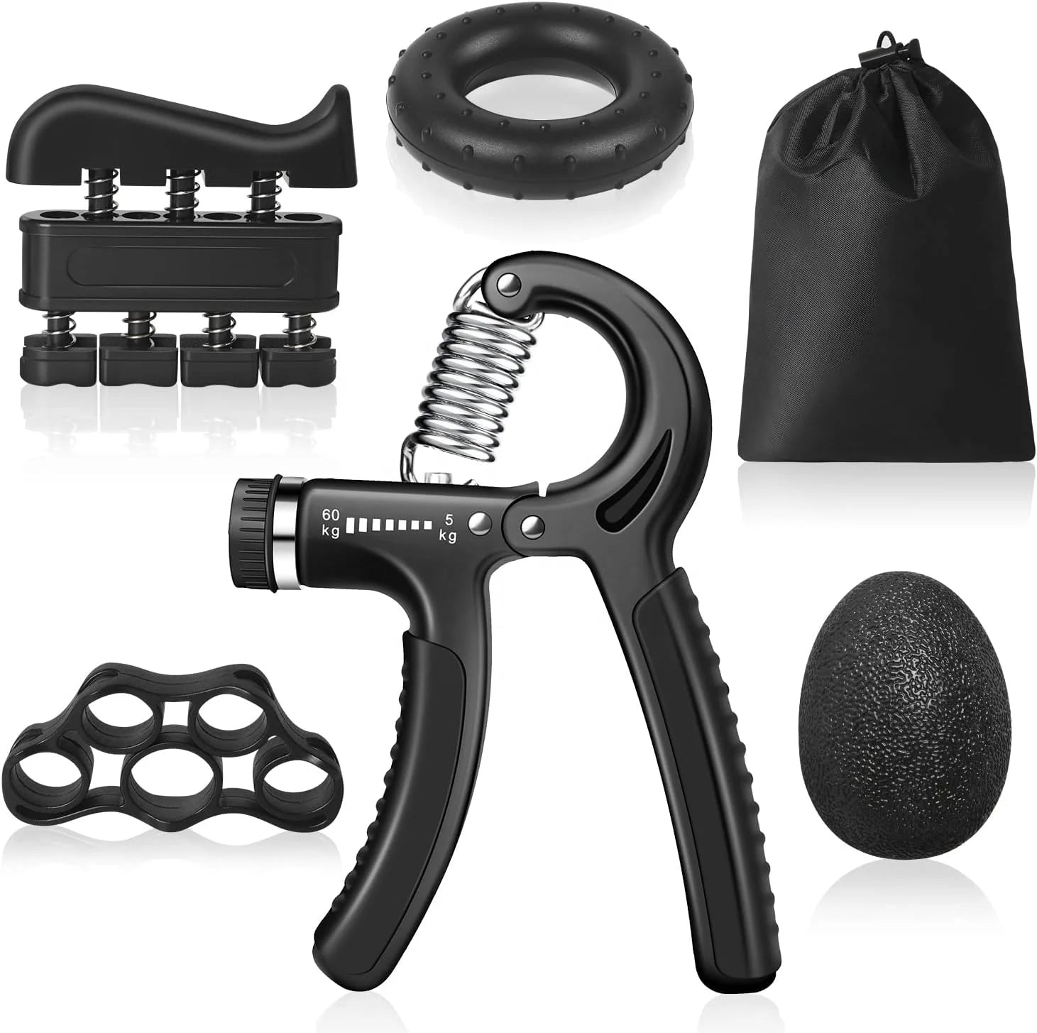 Wholesale Strength Training Hand Gripper Set with Finger Exerciser Stretcher