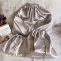 Chuanghua Customized Logo Print Pouch Silk String Shoe Handbag Dust Gift Jewelry Drawstring Bag