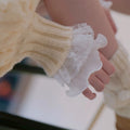 Gentle Lace Fake Sleeves Nail Art Shoot Props Sweater Hoodie With Decorative Gentle Hand Cuff Ornament for Women