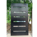 Modern Design High Quality 3x8 Feet Pivot System Interior Entry Door Anti-Theft Waterproof Glass Wood Manual Opening Finished