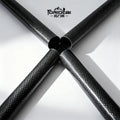 Carbon Fiber Braided Tube Pull Wrap 20cm 30cm 40cm Custom 70mm 100mm Custom Large Diameter Carbon Fiber Tube