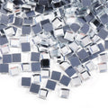 Hisenlee 4-5mm Colorful Mirror Square Glass Crystals 4800Pcs Wholesale Hot-Fix Loose Flatback DIY Fabric Garment Iron-On