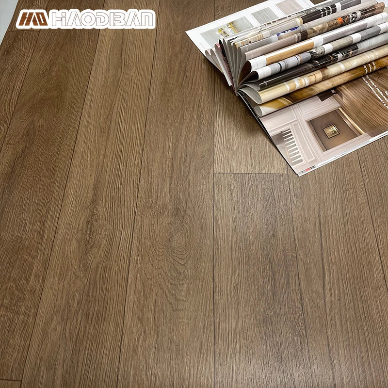 Non-Slip 2-3mm Wood Look PVC Laminated Indoor Vinyl Roll Flooring-Waterproof & Eco-Friendly