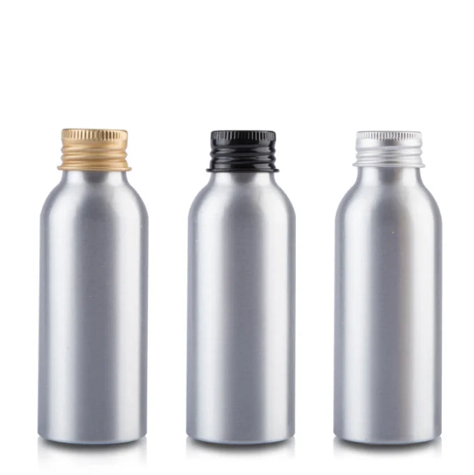 Large Skincare Hand-wash Cosmetic Packaging 50ml 100ml 150ml 250ml Empty Silver Storage Aluminum Bottle