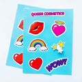 Custom Die Cut Vinyl Stickers Printing Adhesive Waterproof Pvc Label Company Logo Design Cartoon Stickers