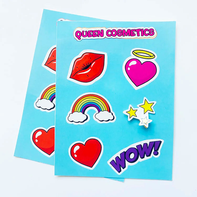 Custom Die Cut Vinyl Stickers Printing Adhesive Waterproof Pvc Label Company Logo Design Cartoon Stickers