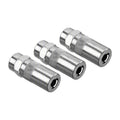 White Zinc Plating Galvanizing Standard 4 Jaws High Pressure Grease Gun Coupler