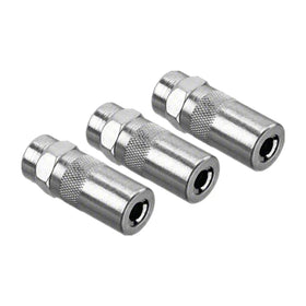 White Zinc Plating Galvanizing Standard 4 Jaws High Pressure Grease Gun Coupler