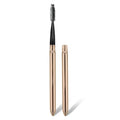 Rose Gold Black Mascara Brushes Eyelash Eyebrow Spoolie Brush With Cover