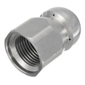 Stainless Steel Sewer Jetter Nozzles Pipe Cleaning Pressure Washer Nozzle
