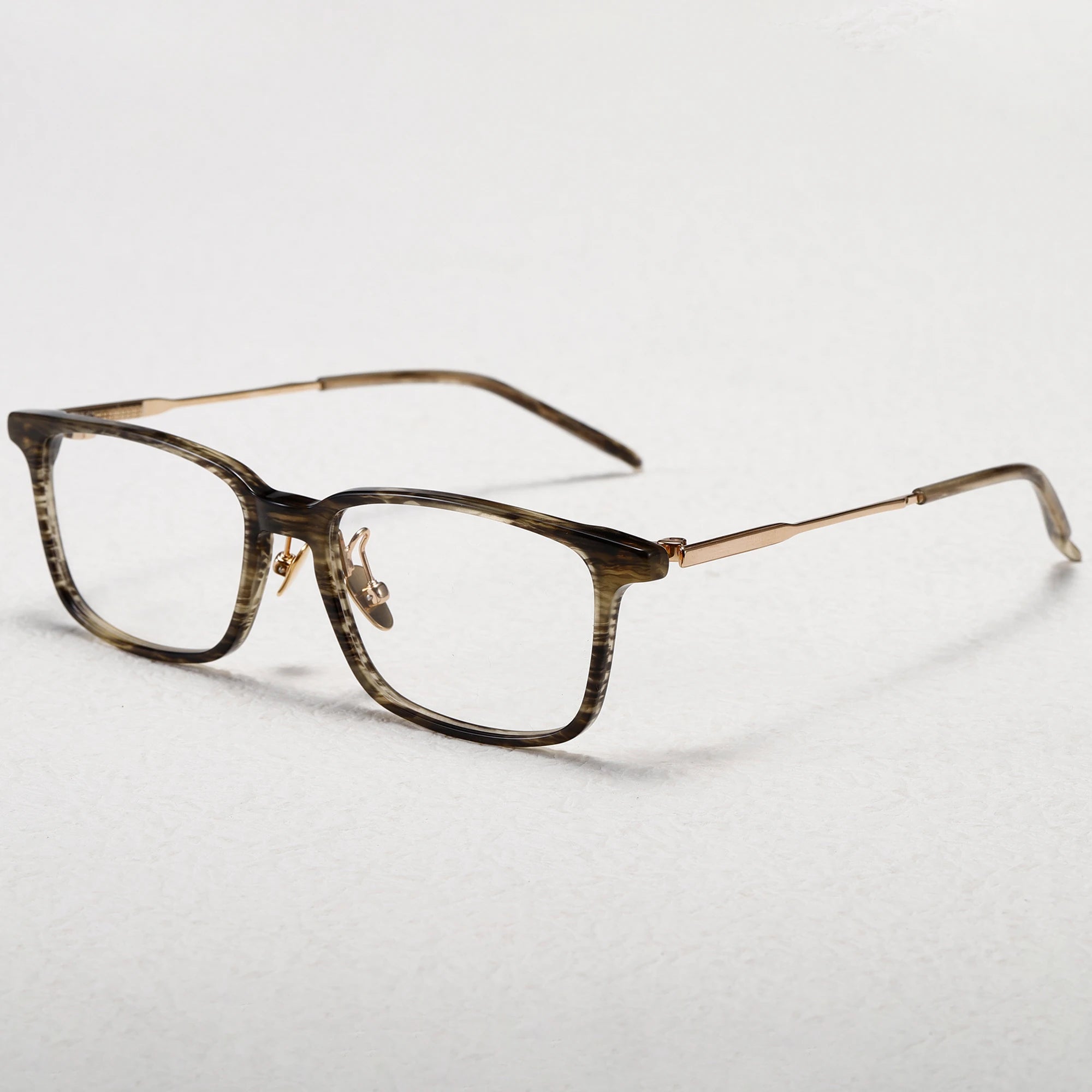 Shenzhen Eyewear Computer Titanium Frame Business Black Full Frame Men square Fashion Glasses Eyeglasses