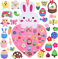 DIY Felt Hanging Wall Easter Board Crafts Ornaments Kids Decoration Toddlers Gift Felt Bunny Easter Board