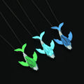 Luminous Whale Necklace Unique Pendant Necklace Marine Animal Long Necklace Glowing Whale Pendant for Lovers (KN5429)