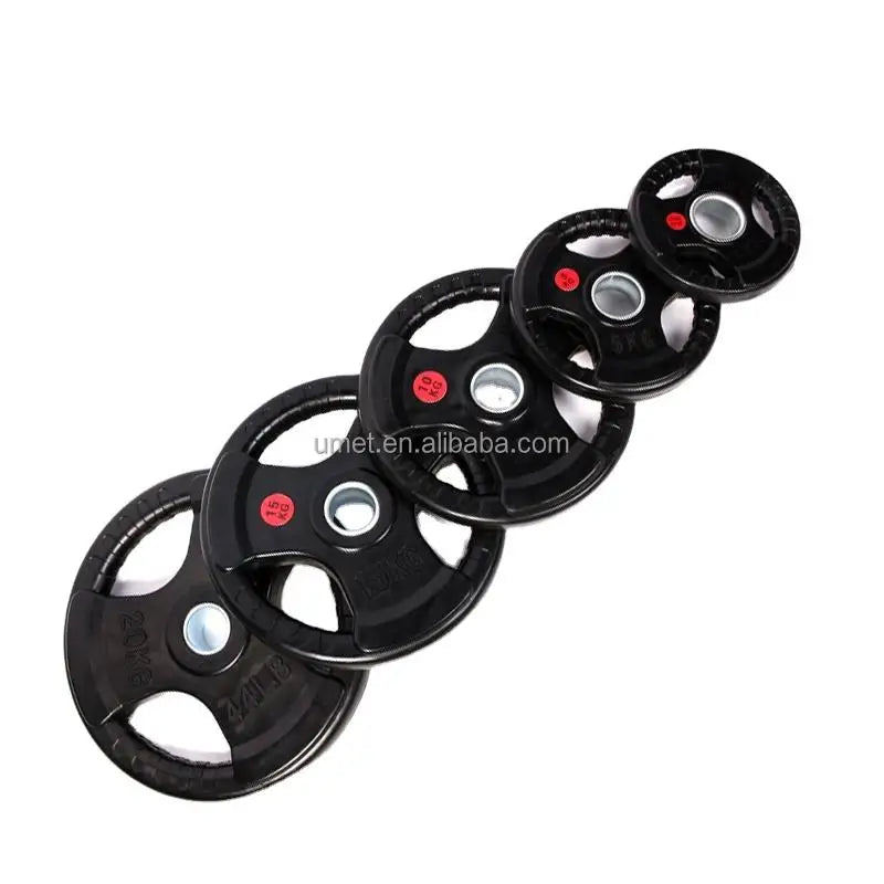 Hot Selling Gym Exercise Training Weightlifting Barbell Discs Bumper Plate Rubber Coating Bumper Plate KG LB