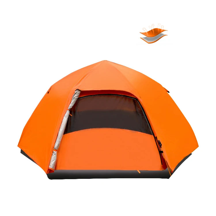 RTS KingGear Automatic Hydraulic Tent Perkhemahan Dua Lapisan Khemah Glamping Tents Hidrolik Cadir Tenda Hidrolik