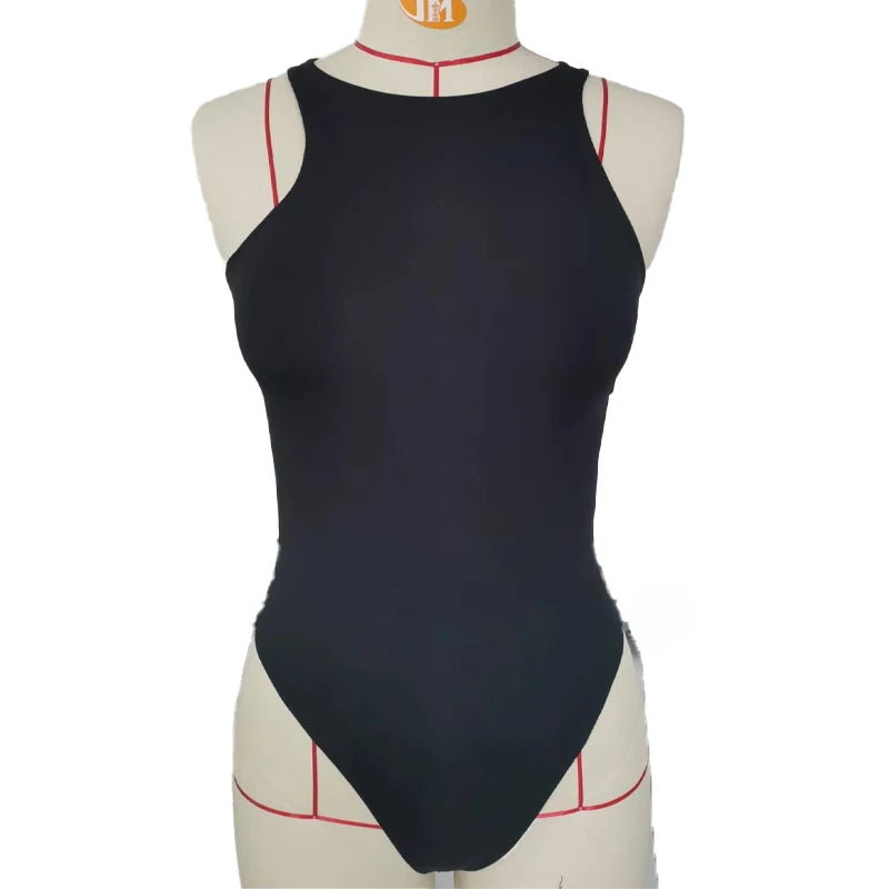 Yoga Fitness Wear Sleeve Bodysuit Jumpsuits for Women One Piece Workout Bodysuit Gym Wear