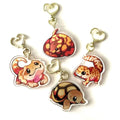 Customized Double Sided Personalized Clear Logo Epoxy Acrylic Charm Anime Holographic Acrylic Keychain