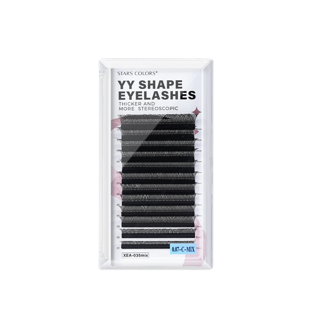 Iconsign Fan Eyelashes Wholesale Custom Private Label Y Shape C D Curl 3d Mink Pre Made Fans False Eyelashes Extension