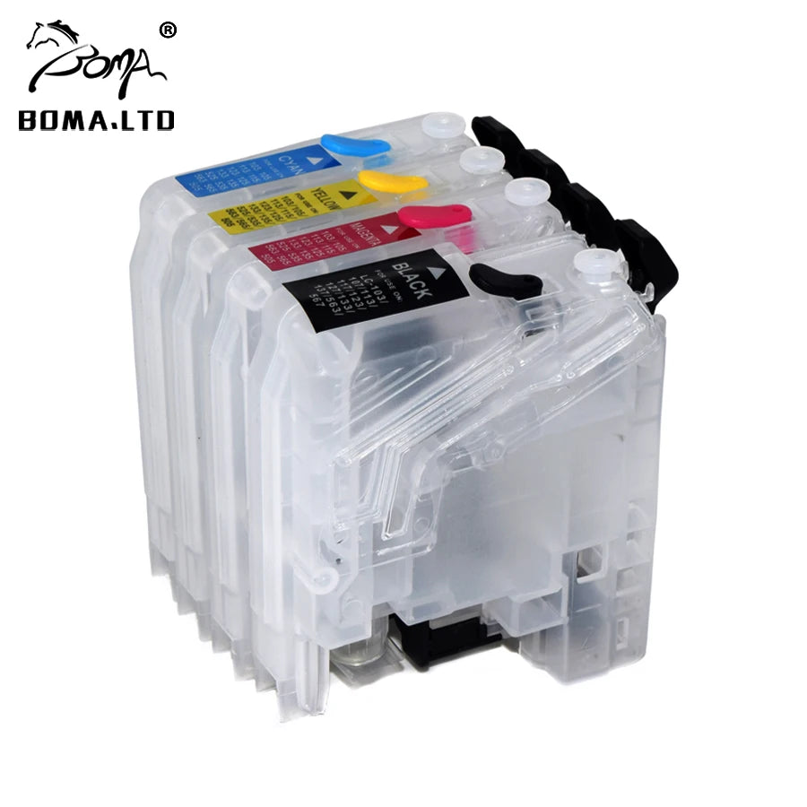 JP LC111 LC113 LC115 LC117 Refillable Ink Cartridge for Brother MFC-J4210 J4510 J4215 J4910 J6570 J6970 J6770 J6975 Printers