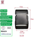 Side Release 51mm Plastic Buckle Customized Color China Factory Good Quality Cheap Price Luggage Backpack Accessories