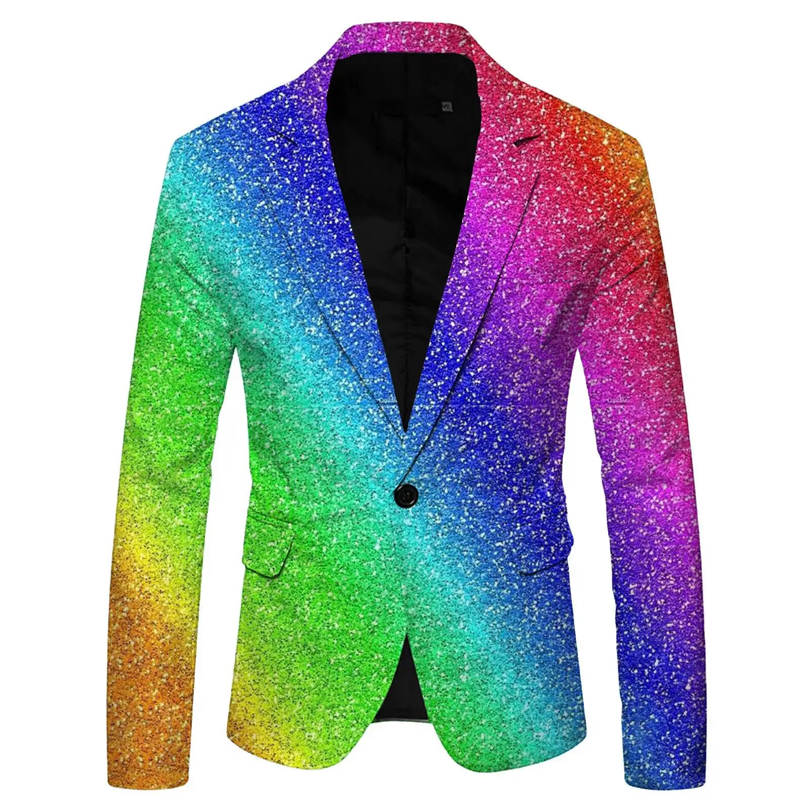 New Arrival Mens Suit Jacket Floral Printed One Button Casual Blazer Sports Coat Suit Costumes Hommes Stylish Tops for Men