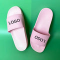 Wholesale OEM ODM 2025 New Stylish Customized Blank Slides Footwear with 3D Embossed Logo for Women Ladies and Girls