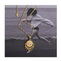Carline Fashion Jewelry Necklaces Eye Necklace Stainless Steel Skeleton Necklace for Women