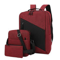 Two-Tone Travel Mochila Backpacks for School Children Student USB Laptop Backpack