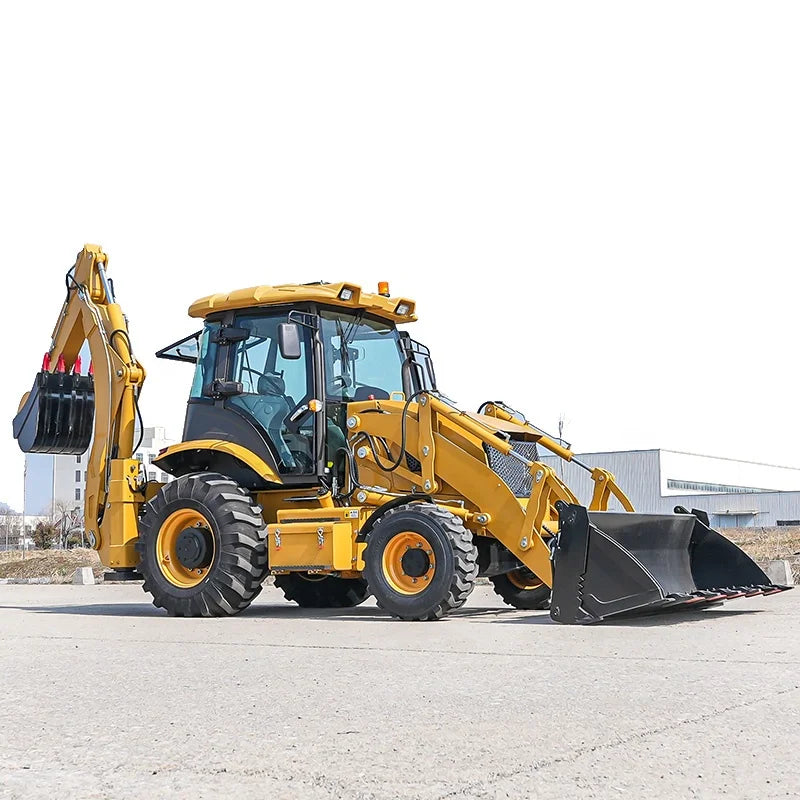 Factory Sale 3 Ton Backhoe Loader 4 Wheel Drive Backhoe Excavator Front End Loader Price
