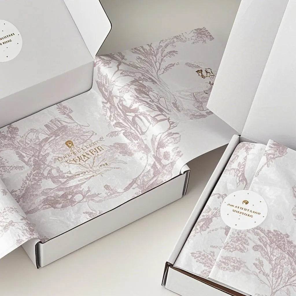 Soft Pastel Tissue Paper with Custom Printing for Delicate Garment Wrapping Eco-Conscious Material