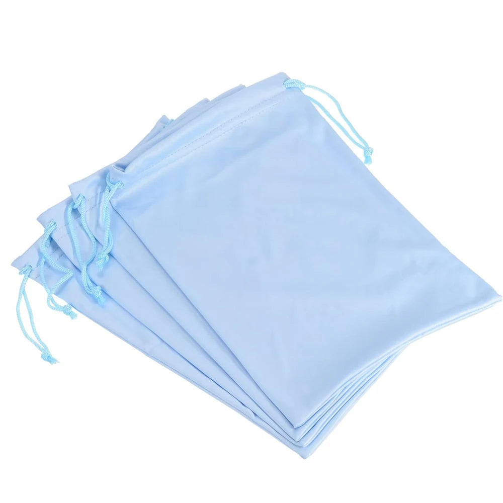 MHC Microfiber Soft Protection Drawstring Sunglasses Pouch Bag Ski Goggle Case Eyeglasses Cases & Bags