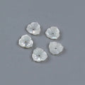 Wholesale Carved Flower Mother of Pearl Loose Snowflake Shape Natural Shell Beads for DIY Jewelry