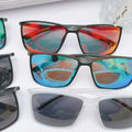 Wholesale Vintage Sports Eyewear Polarized Sunglasses Uv400 Protective Square Frame Mens Sunglasses
