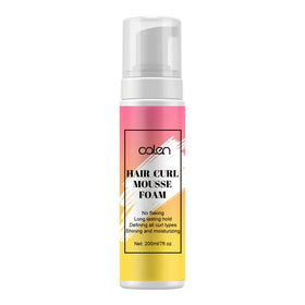 Private Label Hair Mousse 200ML Defines Curls Extreme Hold Hair Foam Wrap No Sticky Curly Hair Foam Mousse