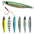 Wholesale and New 14g 21g 28g 40g 60g 80g Fishing Lure Artificial Blade Metal Sinking Spinner Cast Jig Spoon