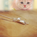 New Arrival Kitty Necklace Jewelry S925 Sterling Silver Necklaces Cats Pendant Necklaces for Women Girls