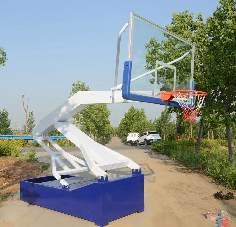 FIBA Standard Portable Basketball goal Stand Height Adjustable Professional Indoor Outdoor 300cm Basketball Hoops for Adults