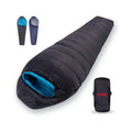 WOQI Mummy Shape Duck Down Warm Sleeping Bag with Compact Bag Camping Equipment with a 15-degree Rating