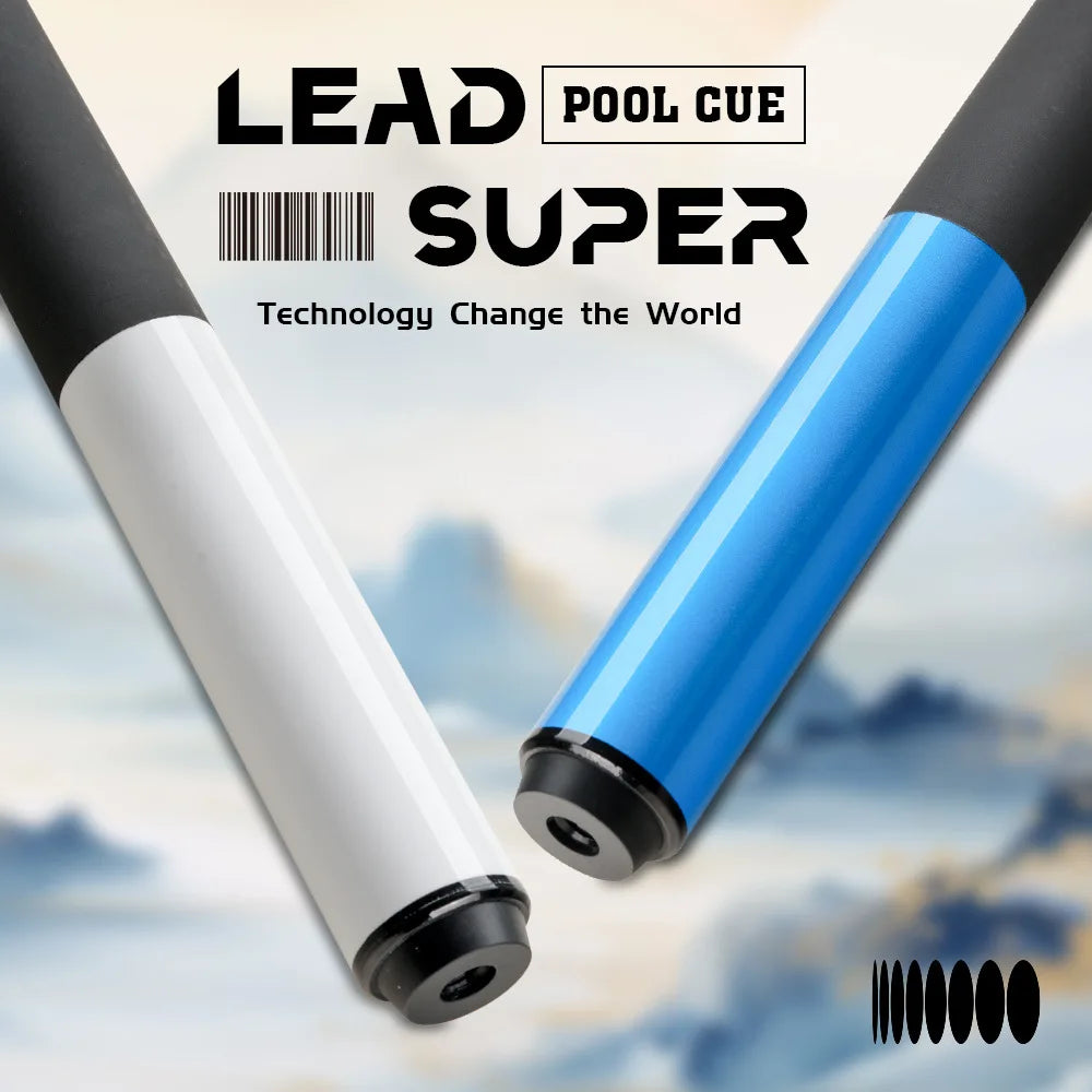 Leadsuper P10 Pool Billiard Cue Radial Joint Carbon Fiber Shaft American-Style Big Head Nine-Ball 12.5mm
