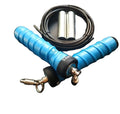 Optimal Workout Heavy Jump Rope #RS-06 High-Speed 360 Degree Spin Self-Locking Silicone Grip Screw-Free Design Rubber Weighted