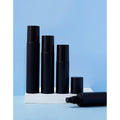 100ml 120ml 150ml 180ml Luxury Cosmetic Packaging Black Plastic Lotion Bottle Wih Body Mist Spray Pump for Skin Care Packaging