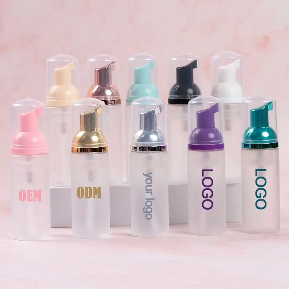 Wholesale Private Label Eco-Friendly Oil-Free Liquid Eyelash Shampoo Beauty Tool Set Extensions Cluster Lashes Foam Soap Rinse