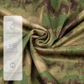 100% Polyester Green Birdseye Mesh Fabric Anti-Static Camouflage Printed for Uniform Breathable and Comfortable