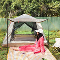 Fully Automatic Speed-open Multi-person Beach Tent Outdoor Pop-up Tents Family Outdoor Waterproof Camping Large Tent