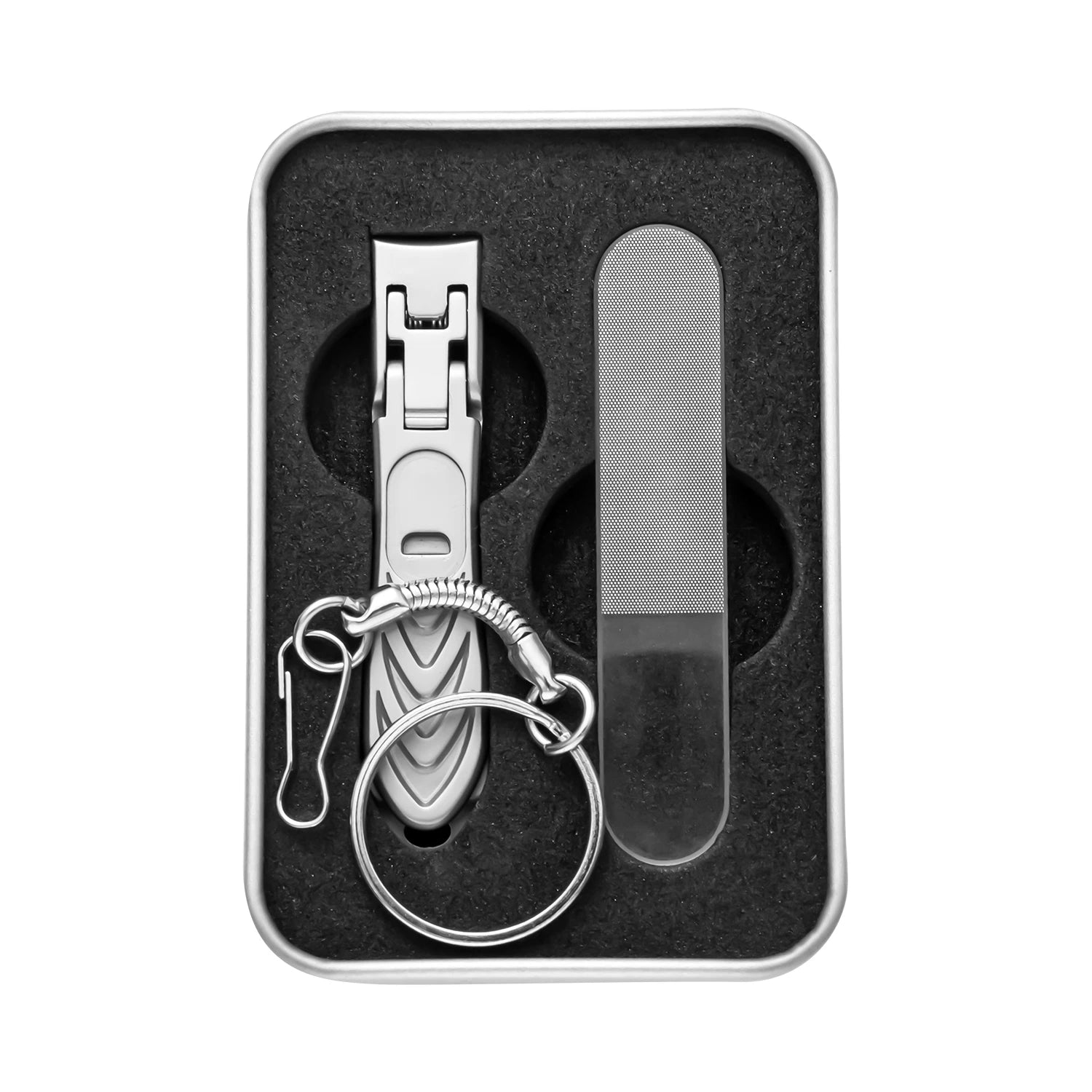 Full Set of New High-Grade Manicure Set Foldable Nail Clippers With Keychain