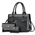 Large Capacity 2024 New Three Piece Set Versatile and Simple Middle Aged Mom Handbags Ladies Bags