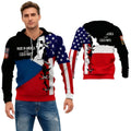 Fitspi Czech 3D Printed Hoodie Custom Fashion Pullover Sweatshirt Wholesale