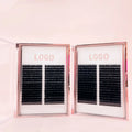 New Eyelash Individual Eyelashes Matte Black Las Extension Supplies Private Label Russian Volume Lash Extensions Trays